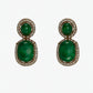 Rajwada Green Alloy Stone Jewellery Set For Women