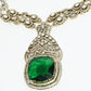 Rajwada White And Green Alloy Stone Jewellery Set For Women