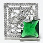 Rajwada Green And White Alloy Embellished Ring For Women
