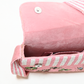 Rajwada Pink Suede Pearl And Cutdana Embellished Clutch For Women
