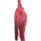 Rajwada Maroon Suede Cutdana Embellished Potli For Women