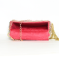 Rajwada Maroon Suede Stone And Cutdana Embellished Clutch For Women