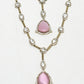Rajwada Golden And Light Pink Kundan And Stone Jewellery Set For Women