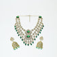 Rajwada Green Alloy Embellished Jewellery Set For Women