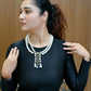 Rajwada White Alloy Embellished Neckpiece For Women