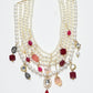 Rajwada White Alloy Beaded Pearl Embellished Neckpiece For Women
