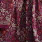Rajwada Dark Purple Rayon Printed Kurta Set For Women