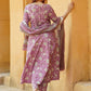 Rajwada Mauve Pink Rayon Printed Kurta Set For Women