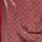 Rajwada Navy Blue and Pink Silk Blend Woven Saree For Women