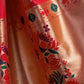 Rajwada Light Pink Silk Blend Woven Saree For Women