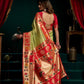 Rajwada Light Green Silk Blend Woven Saree For Women