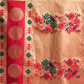 Rajwada Pink and Maroon Silk Blend Woven Saree For Women