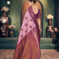 Rajwada Lavender Silk Blend Woven Saree For Women