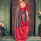 Rajwada Teal Green Silk Blend Woven Saree For Women