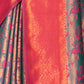 Rajwada Teal Green Silk Blend Woven Saree For Women