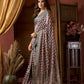 Rajwada Multicolour Silk Blend Printed Saree For Women