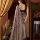 Rajwada Multicolour Silk Blend Printed Saree For Women