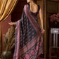 Rajwada Multicolour Silk Blend Printed Saree For Women