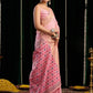 Rajwada Light Pink Cotton Blend Woven Saree For Women