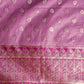 Rajwada Lavender Silk Blend Woven Saree For Women