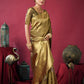 Rajwada Olive Silk Blend Woven Saree For Women