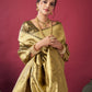Rajwada Olive Silk Blend Woven Saree For Women