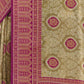 Rajwada Olive Silk Blend Woven Banarasi Saree For Women