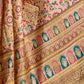 Rajwada Multicolour Silk Blend Printed Banarasi Saree For Women