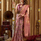 Rajwada Multicolour Silk Blend Printed Banarasi Saree For Women