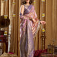 Rajwada Multicolour Silk Blend Printed Banarasi Saree For Women