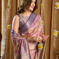 Rajwada Multicolour Silk Blend Printed Banarasi Saree For Women