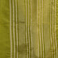 Rajwada Olive Green Cotton Blend Woven Saree For Women