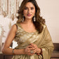 Rajwada Grey Cotton Blend Woven Saree For Women