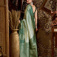 Rajwada Green Cotton Blend Printed Saree For Women