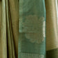 Rajwada Green Cotton Blend Printed Saree For Women