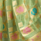 Rajwada Light Green Silk Blend Woven Saree For Women