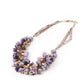 Rajwada Women Purple And Blue Beads Necklace