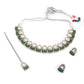 Rajwada Women Faux Stones Studded Choker Necklace Set