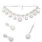 Rajwada Women White Stone Necklace Set