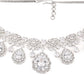 Rajwada Women White Stone Necklace Set