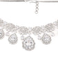Rajwada Women White Stone Necklace Set