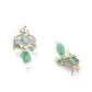 Rajwada Women Green And White Long Necklace Set