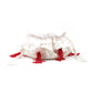 Rajwada Women White Pearl Embellished Bridal Potli Bag
