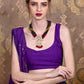Rajwada Women Multicolored And Gold Long Necklace Set