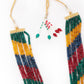 Rajwada Women Multicolored And Gold Long Necklace Set