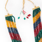 Rajwada Women Multicolored And Gold Long Necklace Set