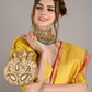 Rajwada Women Yellow Embellished Potli Bag