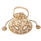 Rajwada Women Yellow Embellished Potli Bag