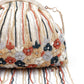 Rajwada Women Apricot Pearl Studded Clutch Bag
