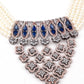Rajwada Women Dark Blue Faux Stones Necklace